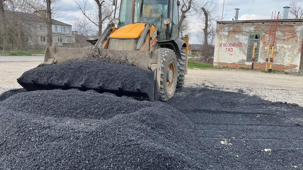 В селе Винсады Предгорного округа приступили к ремонту дороги