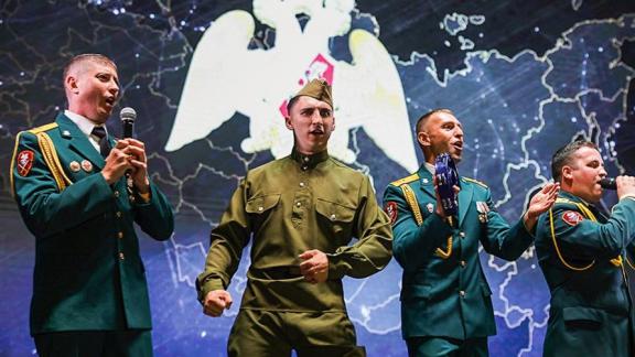Артисты ансамбля Росгвардии выступили с концертом на «Машуке» в Пятигорске