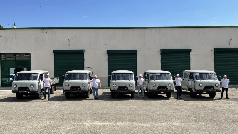 Парк спецтехники «Крайтеплоэнерго» пополнился новыми автомобилями