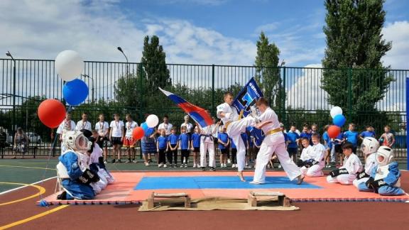 В Минеральных Водах появилась многофункциональная спортплощадка