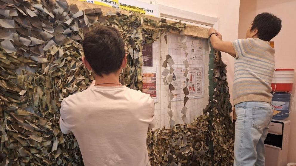 Георгиевские волонтёры пообщались по видеосвязи с бойцами СВО