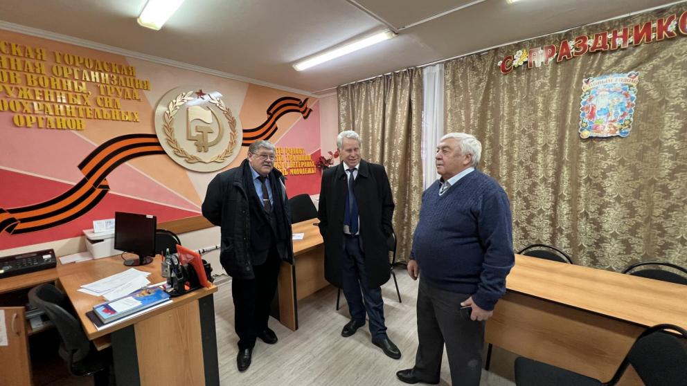 Николай Кашурин встретился с представителями Пятигорской городской общественной организации ветеранов войны