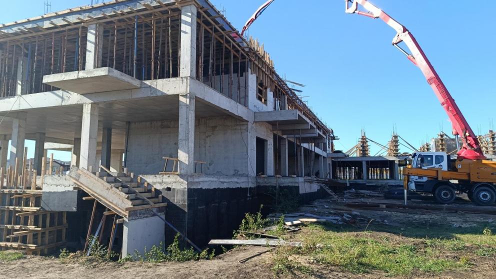 В Михайловске продолжается строительство нового детского сада