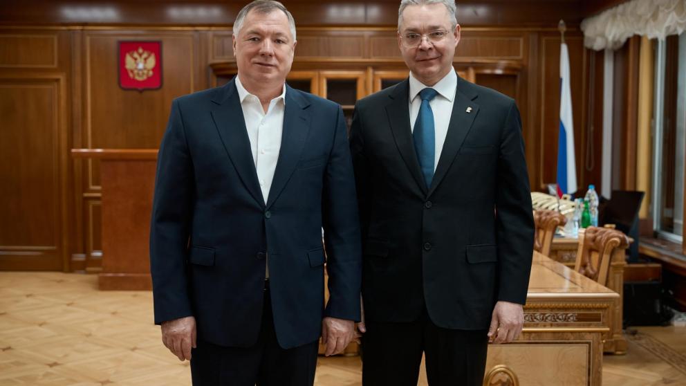 Губернатор Владимиров доложил вице-премьеру Хуснуллину о реализации инфраструктурных проектов на Ставрополье