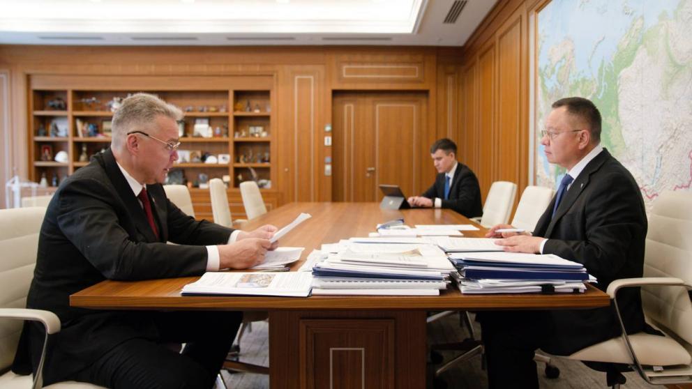 Министр строительства и ЖКХ России провёл рабочую встречу с губернатором Ставрополья