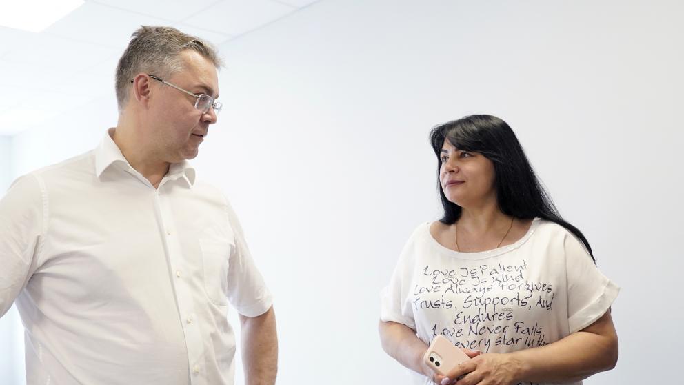 Глава Ставрополья проинспектировал отремонтированную амбулаторию в станице Старопавловской