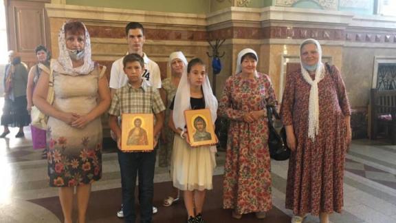 На Ставрополье освятили иконы, написанные в честь святого Александра Невского