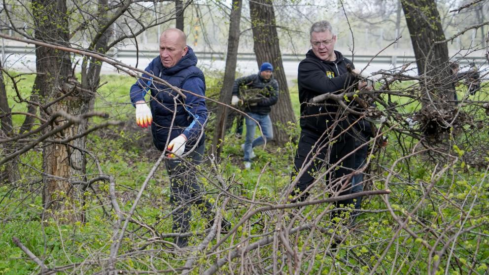 Губернатор Ставрополья принял участие в большом весеннем субботнике