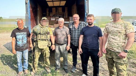 Жители Курского округа Ставрополья отправили гуманитарный груз бойцам СВО
