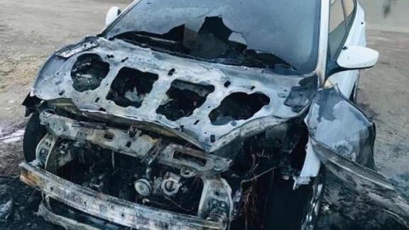 Иномарка воспламенилась на улице Перспективной в Ставрополе