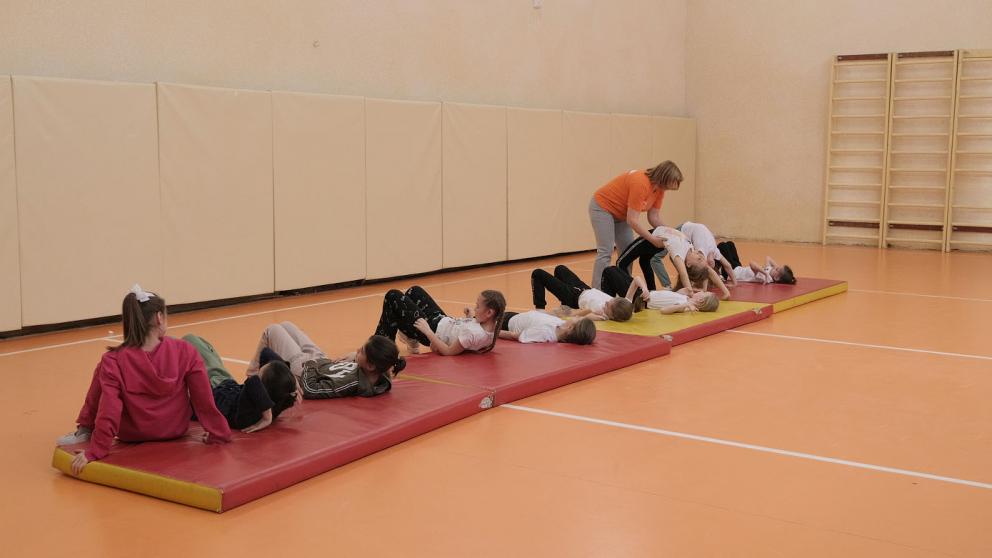 В станице Советской отремонтировали душевые в школьном спорткомплексе