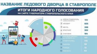 Ставропольцы выбрали название ледовому дворцу