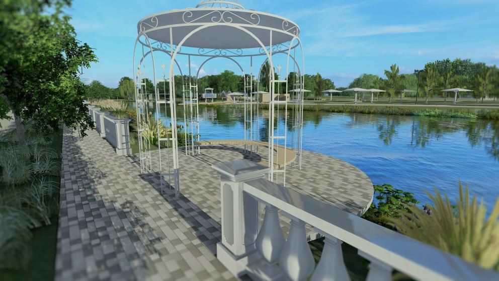 Зону отдыха с водными аттракционами оборудуют в селе на Ставрополье