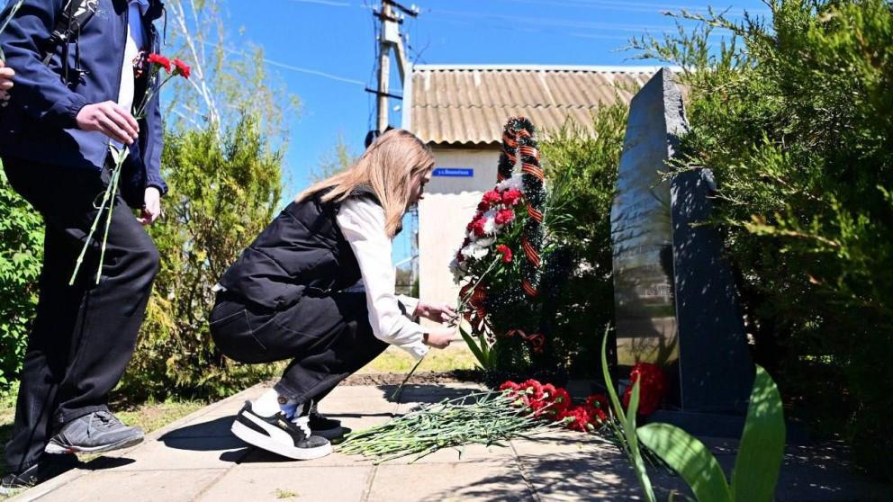 В Будённовском округе почтили память жертв геноцида в годы ВОВ