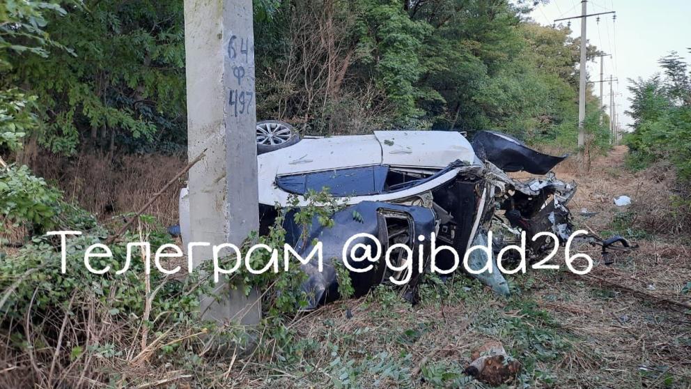 22-летний парень погиб при ДТП в Георгиевском округе