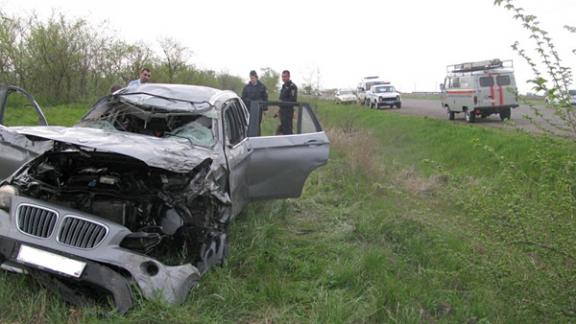 В Андроповском районе в результате столкновения двух автомобилей погиб ребенок