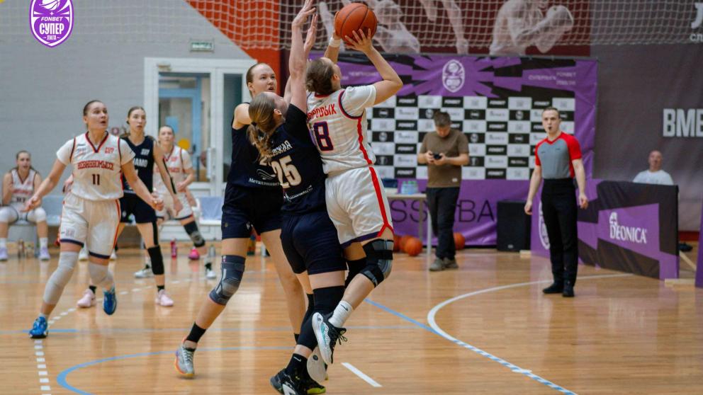 Баскетболисты «Невинномысска» уступили соперницам из Видного и Курска