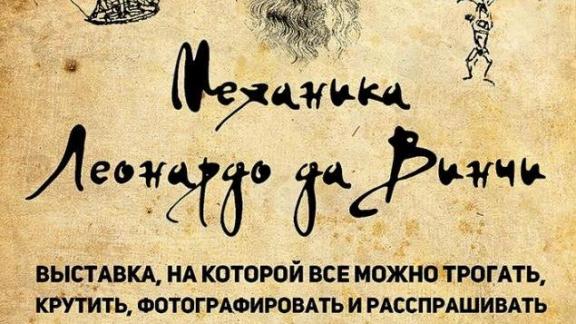 В Ставропольском изомузее работают 30 механизмов Леонардо да Винчи