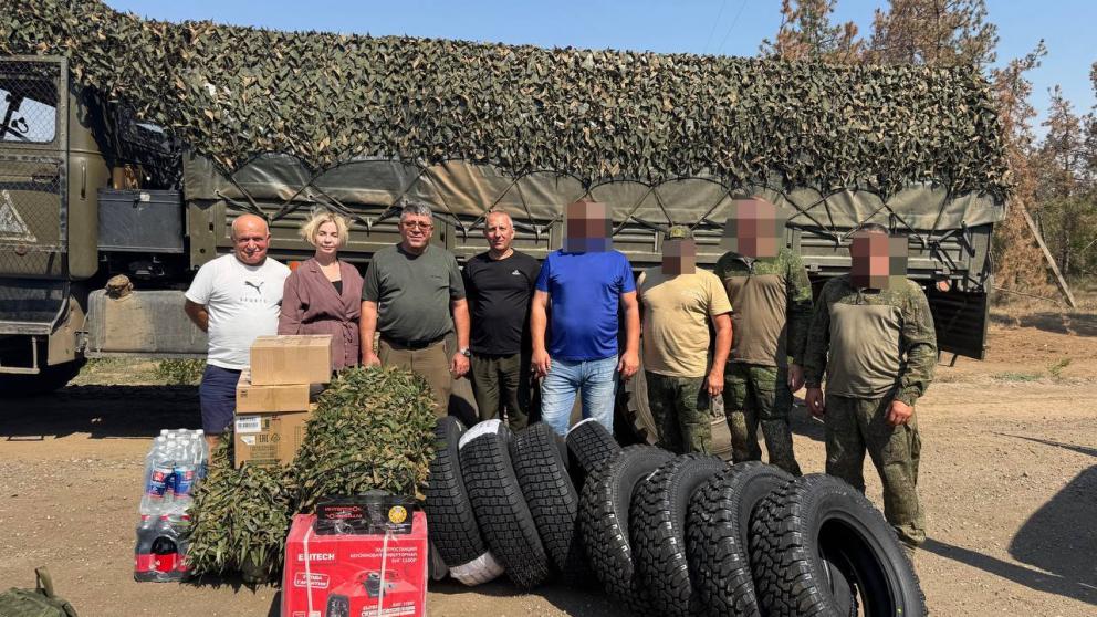 Очередной конвой из Труновского округа отправили землякам в зону СВО