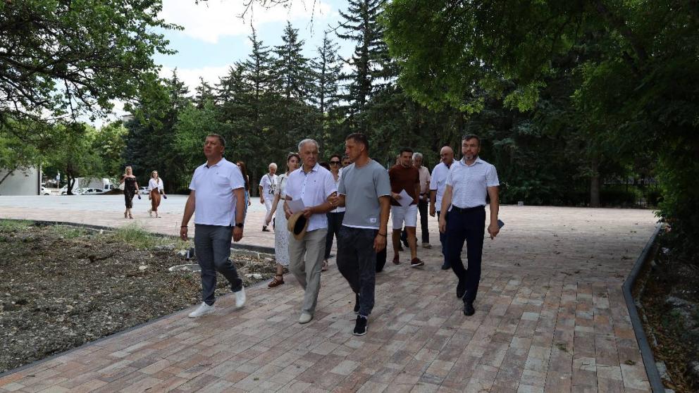 В Железноводске модернизируют парк имени Станислава Говорухина