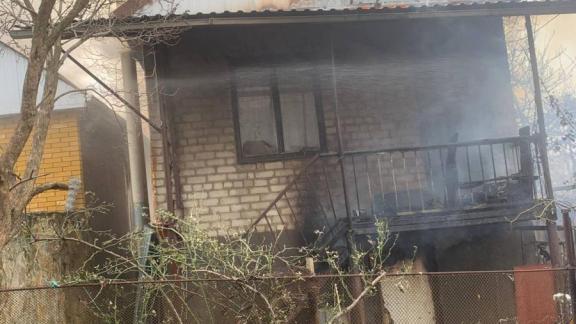 В посёлке Зеленогорском на Ставрополье произошёл крупный пожар