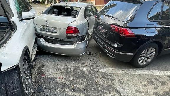 В Ставрополе женщина пострадала в ДТП с четырьмя машинами