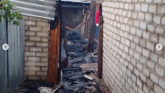 В селе Томузловском на Ставрополье при пожаре в хозпостройске сгорели 40 кроликов