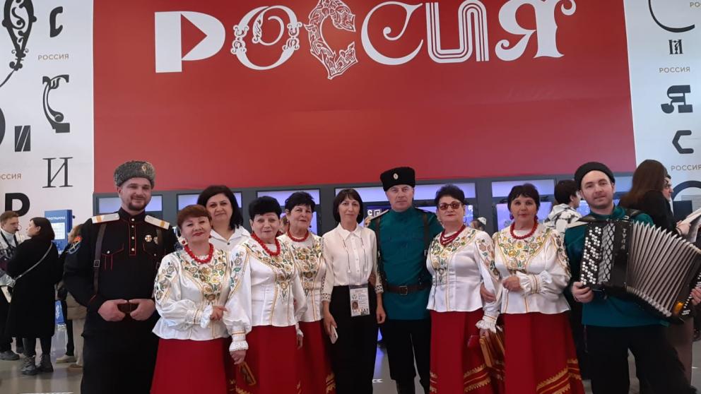 Ансамбль Новоалександровского округа Ставрополья выступил на ВДНХ
