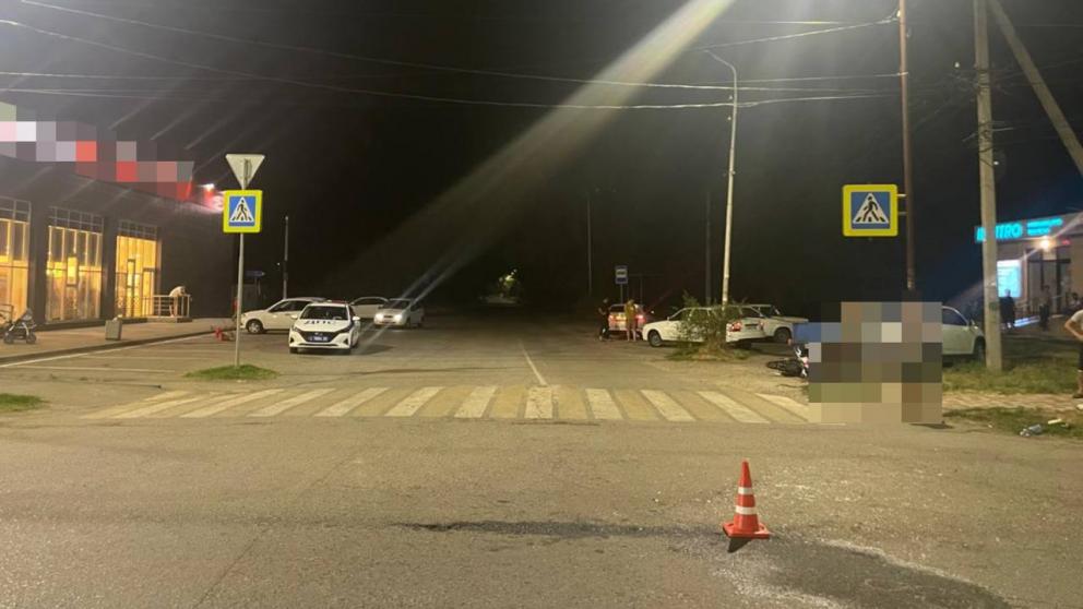 Несовершеннолетний мотоциклист пострадал в ДТП в Благодарненском округе