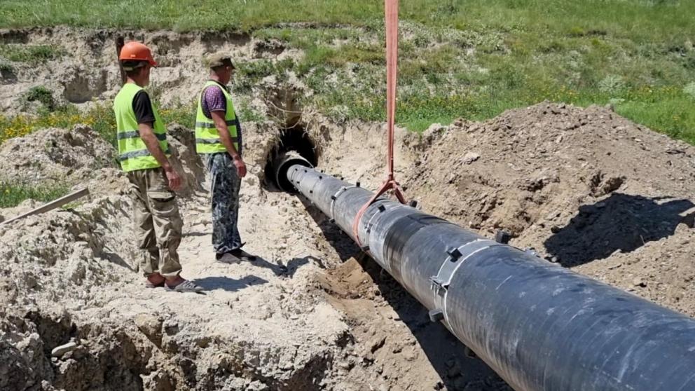 В станице Ессентукской на Ставрополье завершают строительство водовода