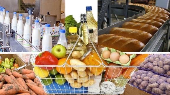 Динамика объёмов производства продукции в Ставропольском крае