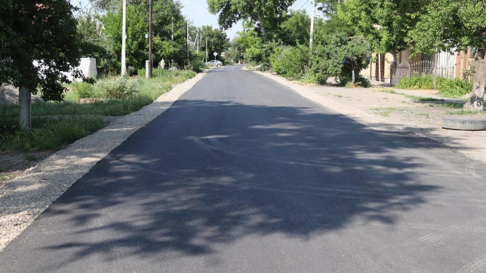 В Зеленокумске по улице Победы завершён ремонт дороги 