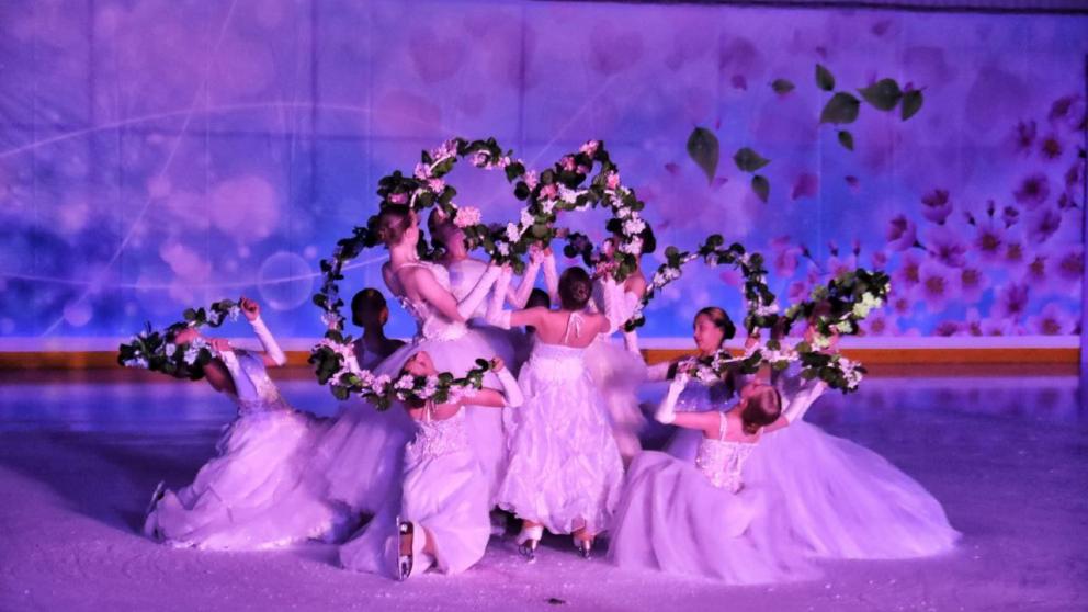 Дети беженцев Донбасса посетили ледовое шоу в Невинномысске