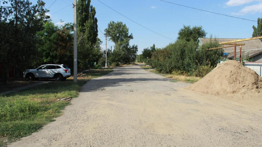 В селе Степном отремонтируют участок переулка Юбилейного