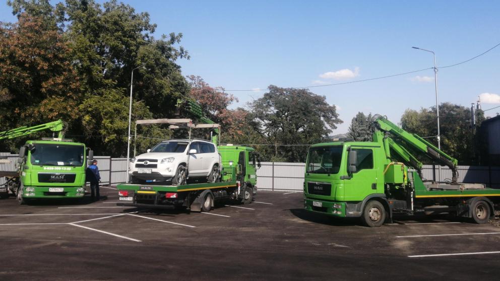 В Кисловодске новая служба эвакуировала первую машину на штрафстоянку