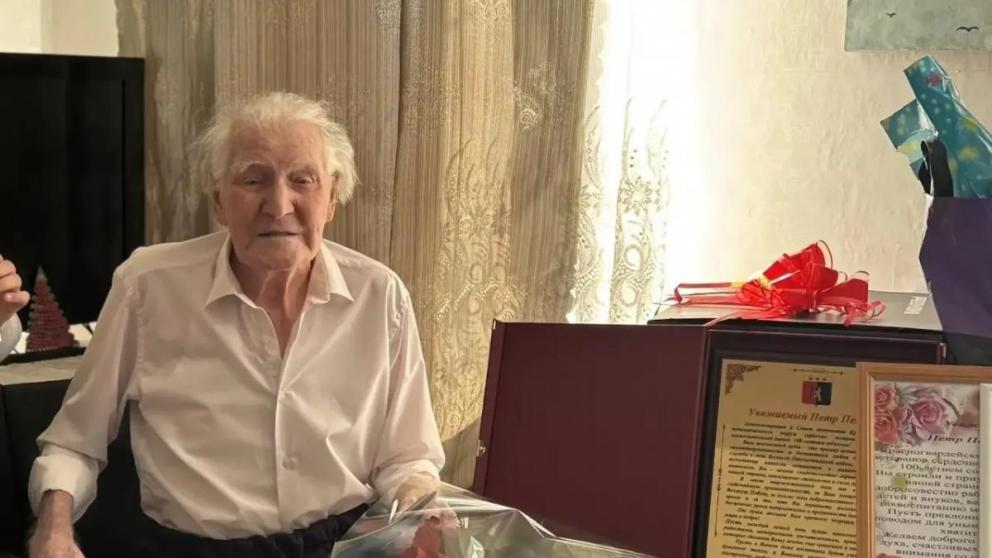 В Красногвардейском округе фронтовик отметил вековой юбилей