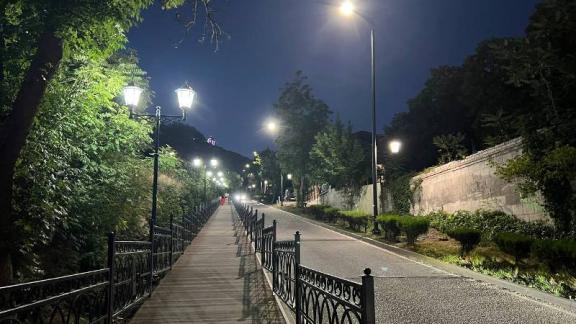 В Пятигорске на средства курортного сбора благоустроили пешеходную зону