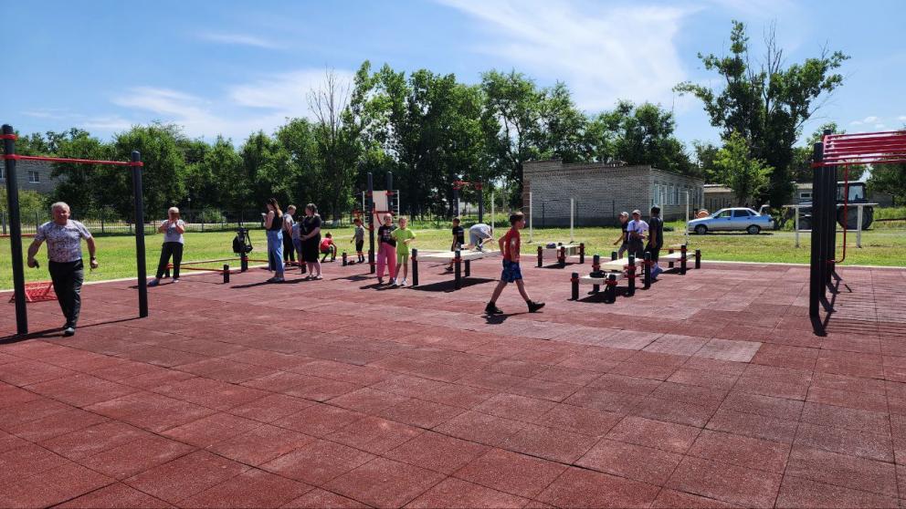 Новая площадка ГТО появилась в Левокумском