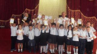 Первоклассники Буденновска получили первые документы от Госавтоинспекции