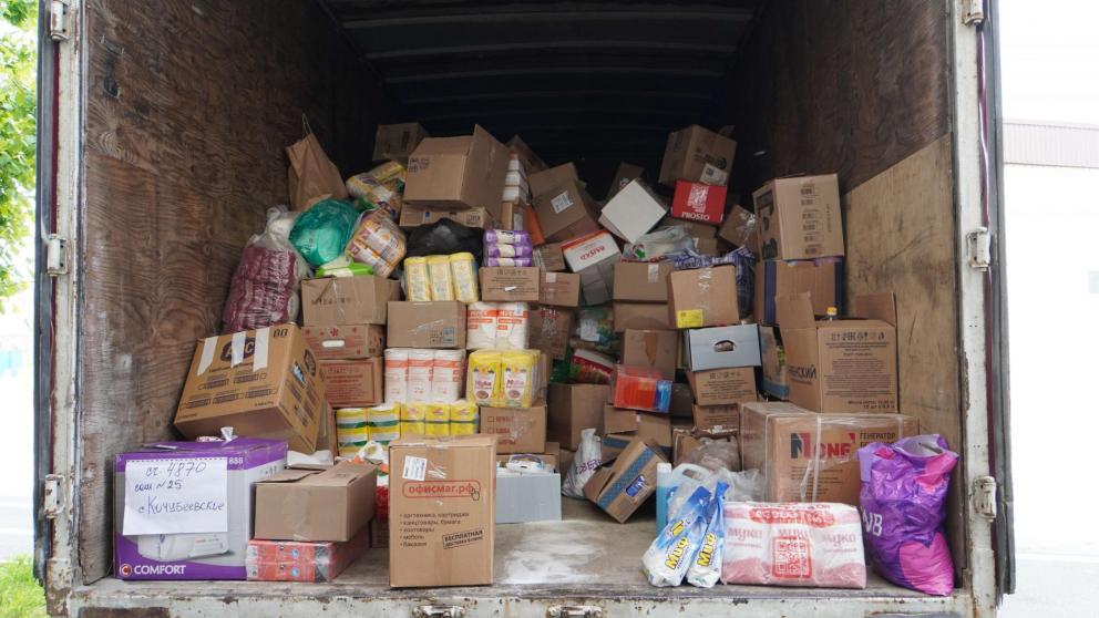 Кочубеевский округ Ставрополья направил в Дагестан более 35 тонн помощи