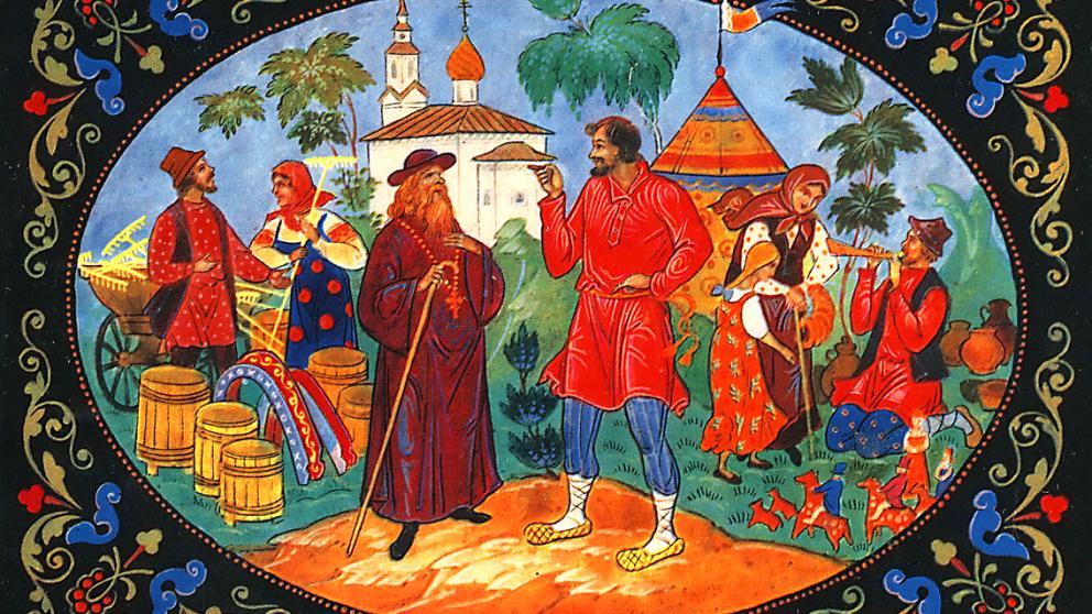 Искусство Палехской росписи представлено в Ставропольской краевой библиотеке