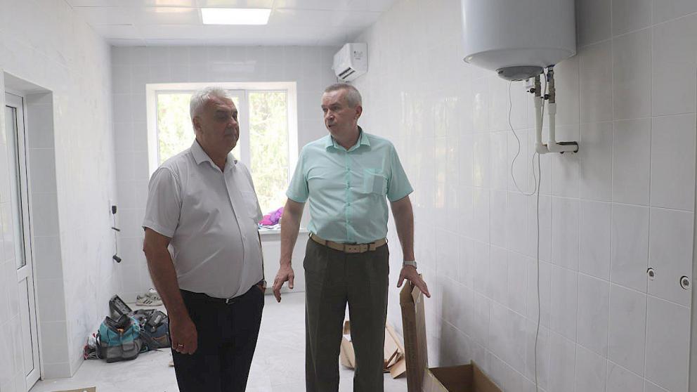 В Новоселицком округе Ставрополья завершают ремонт поликлиники