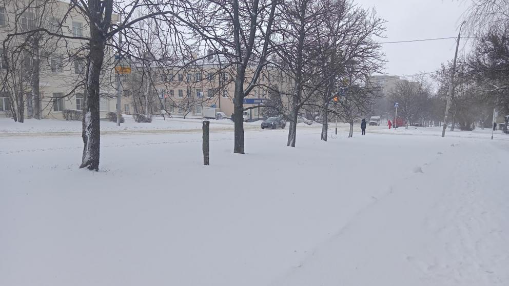 Ставропольцев предупредили о сильном ветре и снегопаде в Кочубеевском округе