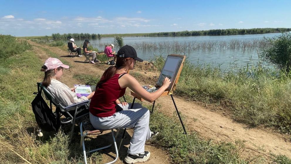 Краевой грант помог ставропольским художникам организовать уникальный пленэр