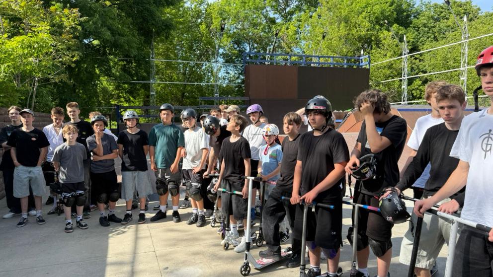 В центре Ставрополя открыли обновлённый скейт-парк