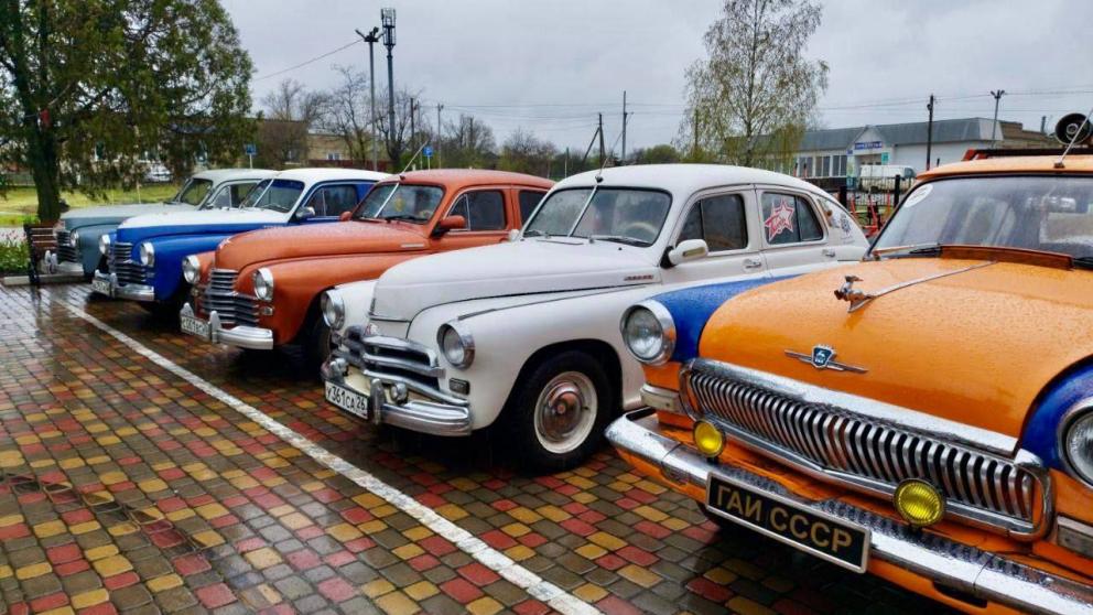 В Георгиевском округе Ставрополья прошёл автопробег «Эх, путь-дорожка фронтовая»