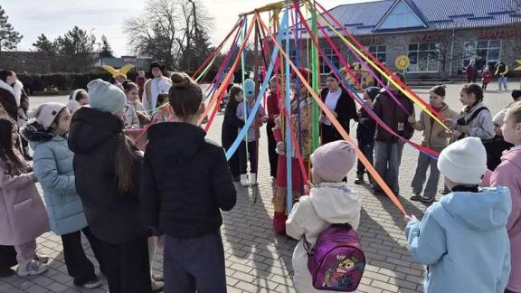 В селе Курсавка Андроповского округа отпраздновали Масленицу