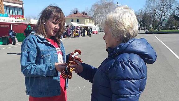 Акция «Георгиевская ленточка» стартовала в Александровском районе