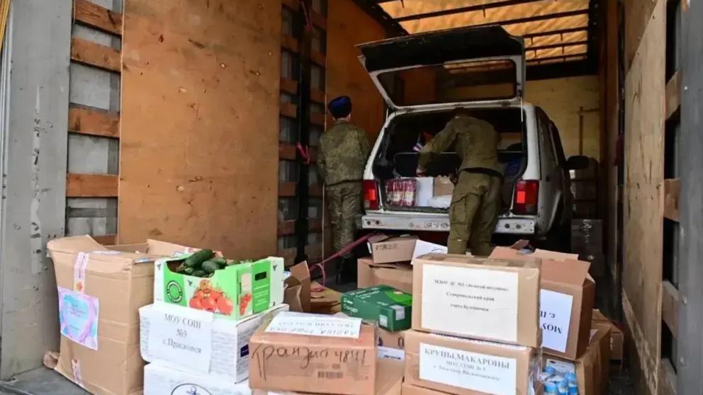 Ставрополье направило очередной гуманитарный груз и автомобиль в зону СВО