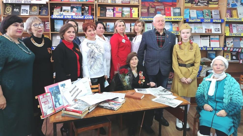 В Изобильном прошла встреча со 103-летней ветераном войны